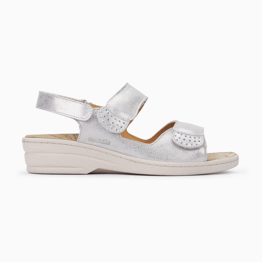 Mobils ROSELIE Metallic Læder Sko 9206175-KX - Sandaler Dame Sølv